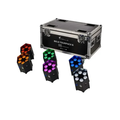 Stairville BEL6 case  - 6ks